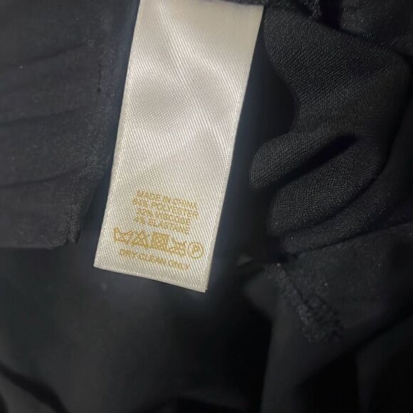 Kate Spade Black Trouser Pants Pleat Pockets Career Wear Office size 12 - Picture 7 of 7